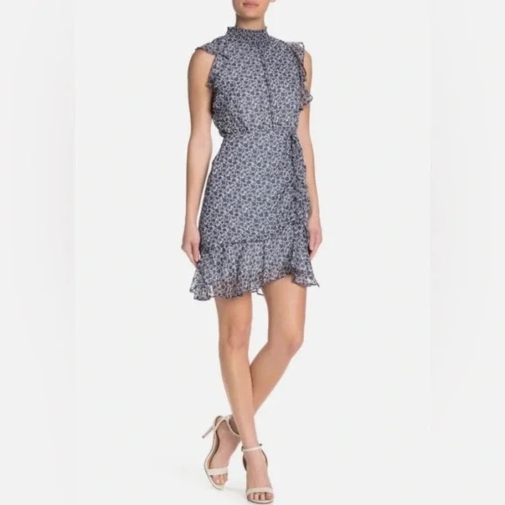 Sam Edelman Ruffle Rouched Minidress